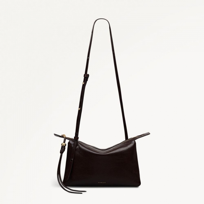 Radley London Quick Ship Women's The Romilly - Medium Ziptop Cross Body - Dark Oak