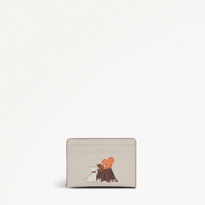 Radley London Quick Ship Women's Autumn Leaves - Small Card Holder - Snow