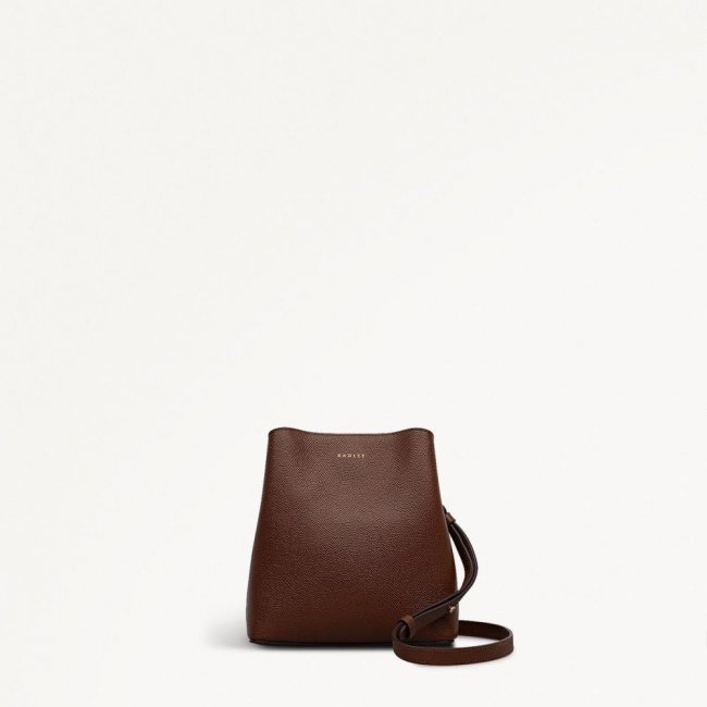 Radley London Quick Ship Women's Dukes Place - Small Compartment Cross Body - Chocolate  Radley London Quick Ship Women's Dukes Place - Small Compartment Cross Body - Chocolate
