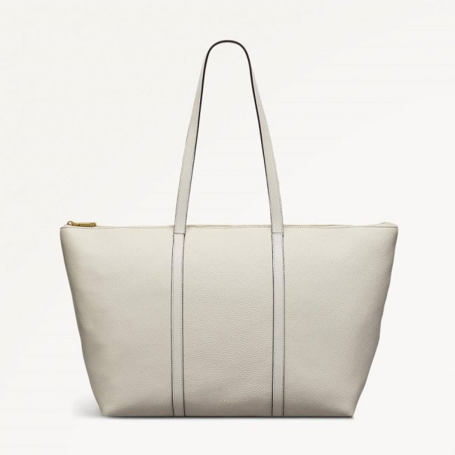 Radley London Quick Ship Women's Lynton Close - Large Ziptop Tote - Chalk  Radley London Quick Ship Women's Lynton Close - Large Ziptop Tote - Chalk