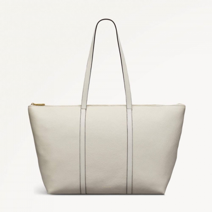 Radley London Quick Ship Women's Lynton Close - Large Ziptop Tote - Chalk