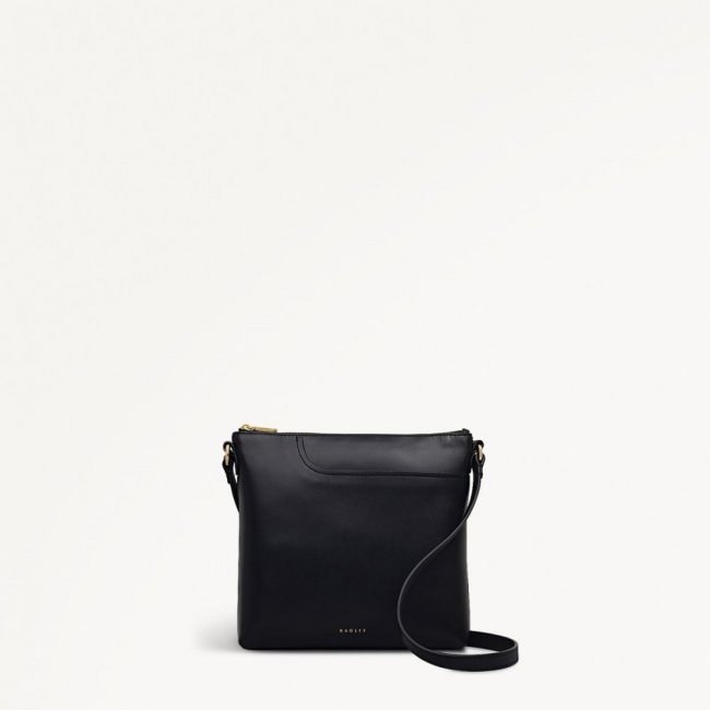 Radley London Quick Ship Women's Pockets - Small Ziptop NS Cross Body - Black  Radley London Quick Ship Women's Pockets - Small Ziptop NS Cross Body - Black