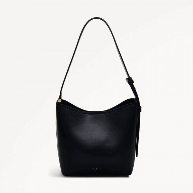 Radley London Quick Ship Women's Bathurst Mews - Medium Ziptop Shoulder - Black  Radley London Quick Ship Women's Bathurst Mews - Medium Ziptop Shoulder - Black