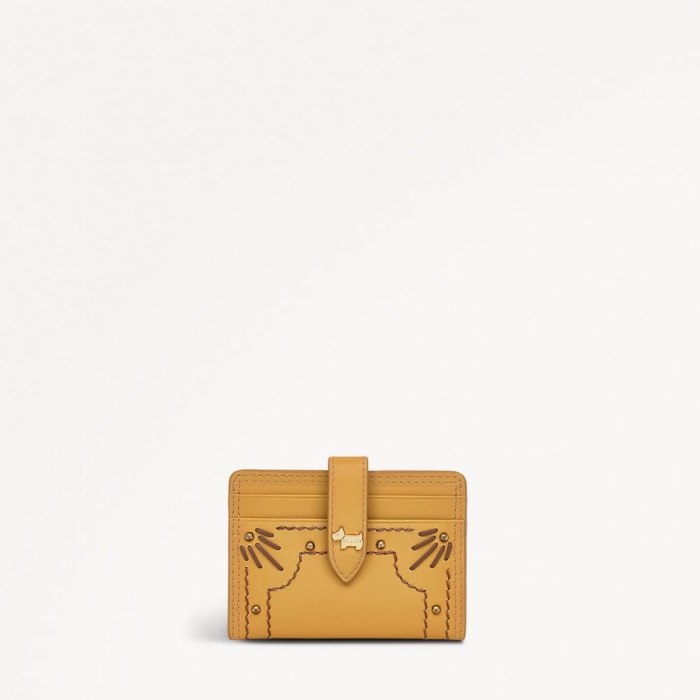 Radley London Quick Ship Women's Willis Street - Small Card Holder - Pecan