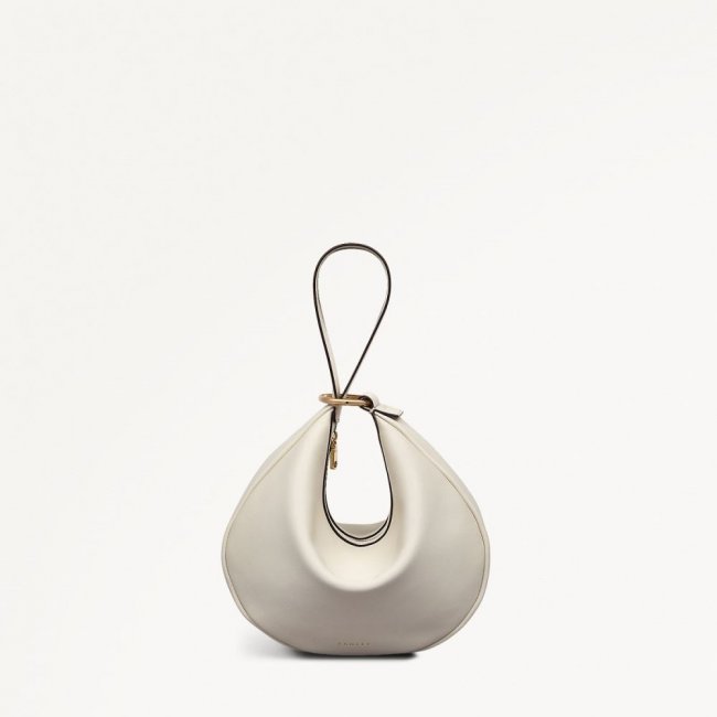 Radley London Quick Ship Women's The Harrington - Medium Ziptop Clutch - Chalk  Radley London Quick Ship Women's The Harrington - Medium Ziptop Clutch - Chalk