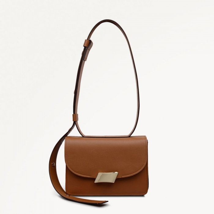 Radley London Quick Ship Women's The Belsize - Small Flapover Shoulder - Toffee