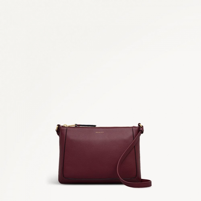 Radley London Quick Ship Women's Kew Way - Small Ziptop Cross Body - Merlot