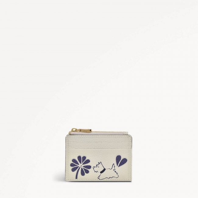 Radley London Quick Ship Women's Cut Out Floral - Small Coin Purse - Chalk  Radley London Quick Ship Women's Cut Out Floral - Small Coin Purse - Chalk