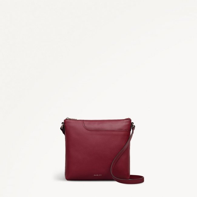 Radley London Quick Ship Women's Pockets - Small Ziptop Ns Cross Body - Carmine  Radley London Quick Ship Women's Pockets - Small Ziptop Ns Cross Body - Carmine