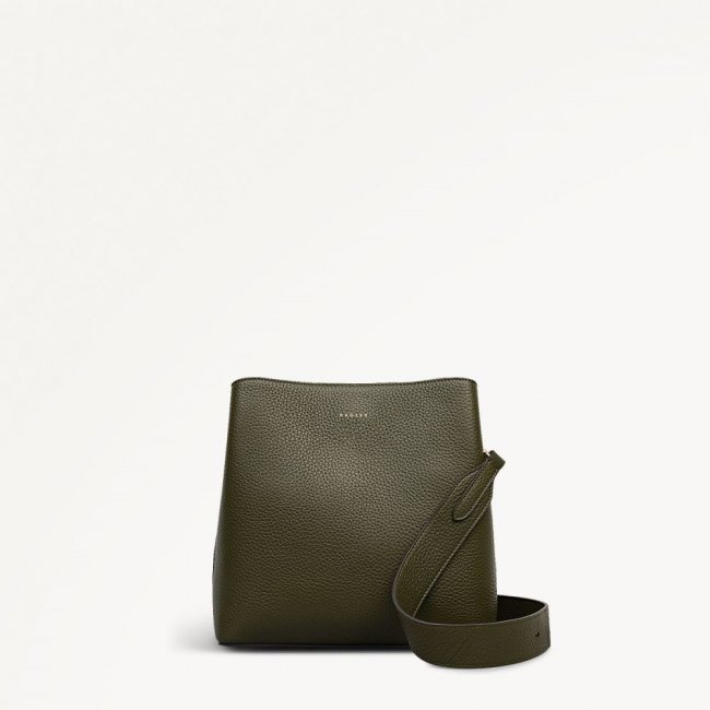 Radley London Quick Ship Women's Dukes Place - Medium Compartment Cross Body - Pine Needle  Radley London Quick Ship Women's Dukes Place - Medium Compartment Cross Body - Pine Needle