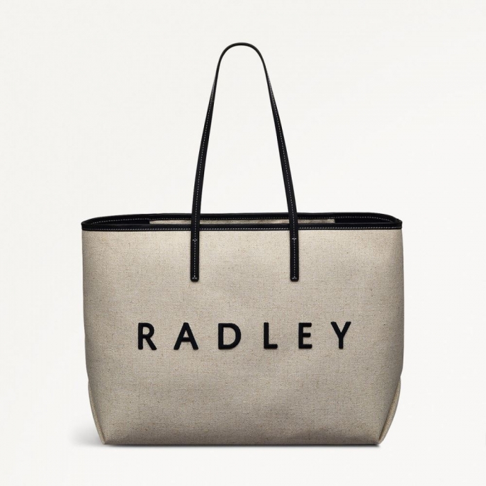 Radley London Quick Ship Women's Sutherland Row - Large Open Top Tote - Black
