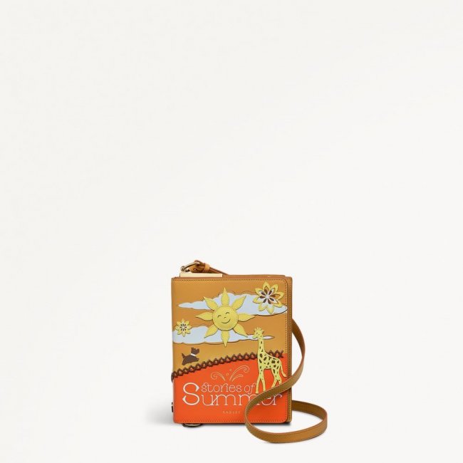 Radley London Quick Ship Women's Stories Of Summer - Small Flapover Cross Body - Pecan