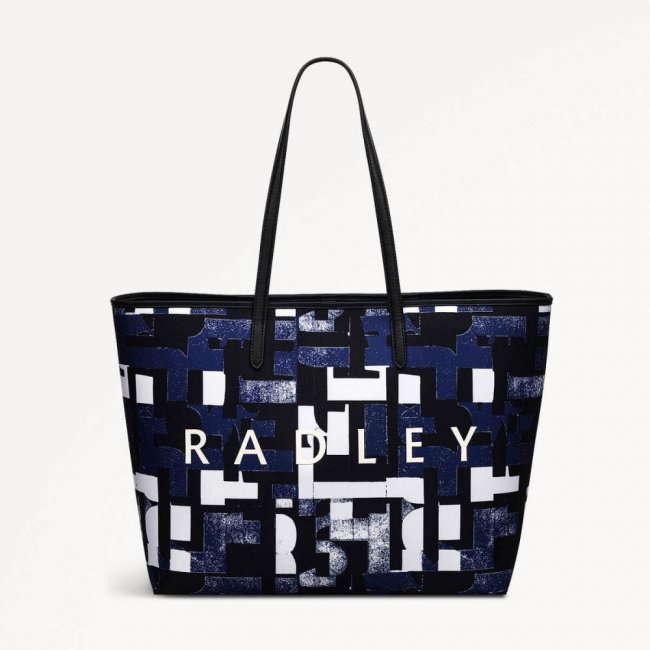 Radley London Quick Ship Women's Southwell Gardens - Open Top Tote - Evenfall  Radley London Quick Ship Women's Southwell Gardens - Open Top Tote - Evenfall