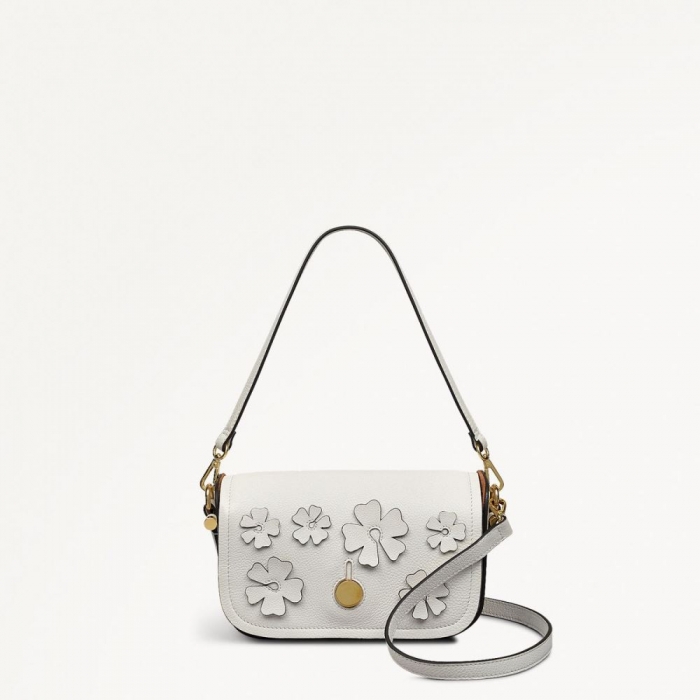 Radley London Quick Ship Women's Bathurst Mews - Small Flapover Cross Body - Chalk