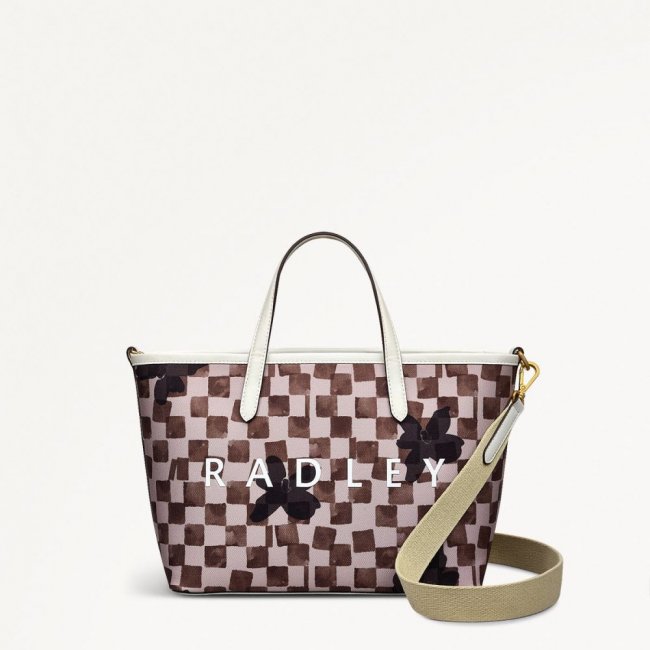 Radley London Quick Ship Women's Southwell Gardens - Medium Open Top Grab - Stone  Radley London Quick Ship Women's Southwell Gardens - Medium Open Top Grab - Stone