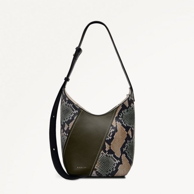 Radley London Quick Ship Women's Beaton Close - Small Ziptop Cross Body - Pine Needle  Radley London Quick Ship Women's Beaton Close - Small Ziptop Cross Body - Pine Needle