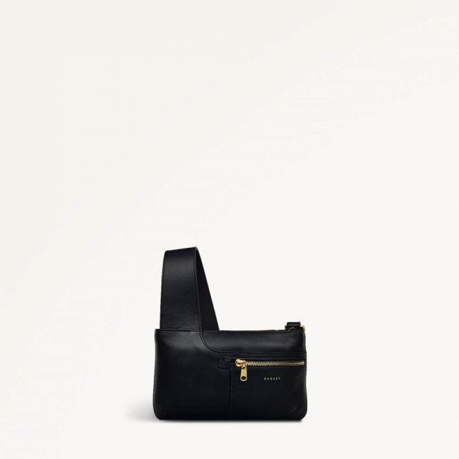 Radley London Quick Ship Women's Pockets - Mini Ziptop Crossbody - Black  Radley London Quick Ship Women's Pockets - Mini Ziptop Crossbody - Black
