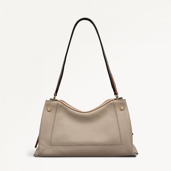 Radley London Quick Ship Women's Hope Gardens - Medium Ziptop Shoulder - Porcini