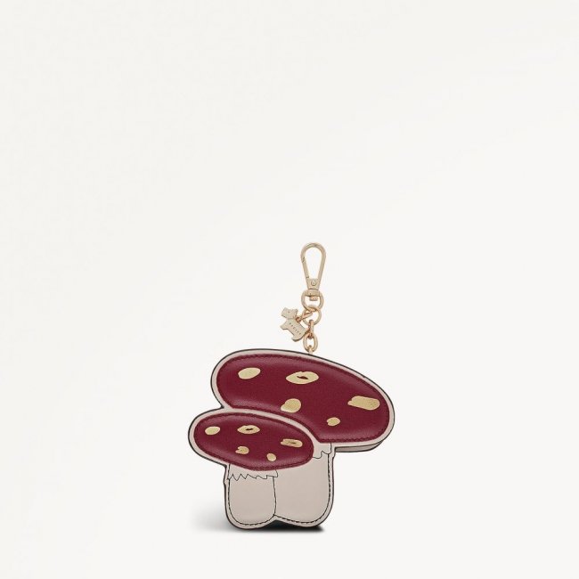 Radley London Quick Ship Women's Mushroom Mate - Small Ziptop Coin Purse - Carmine  Radley London Quick Ship Women's Mushroom Mate - Small Ziptop Coin Purse - Carmine