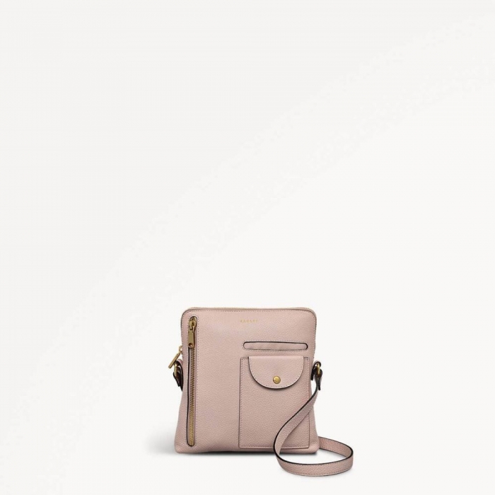 Radley London Quick Ship Women's Ridge Park - Small Ziptop Crossbody - Clay Pink