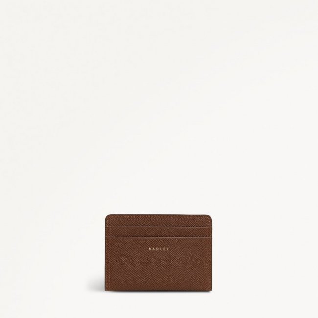 Radley London Quick Ship Women's Picton Place - Small Card Holder - Chocolate  Radley London Quick Ship Women's Picton Place - Small Card Holder - Chocolate