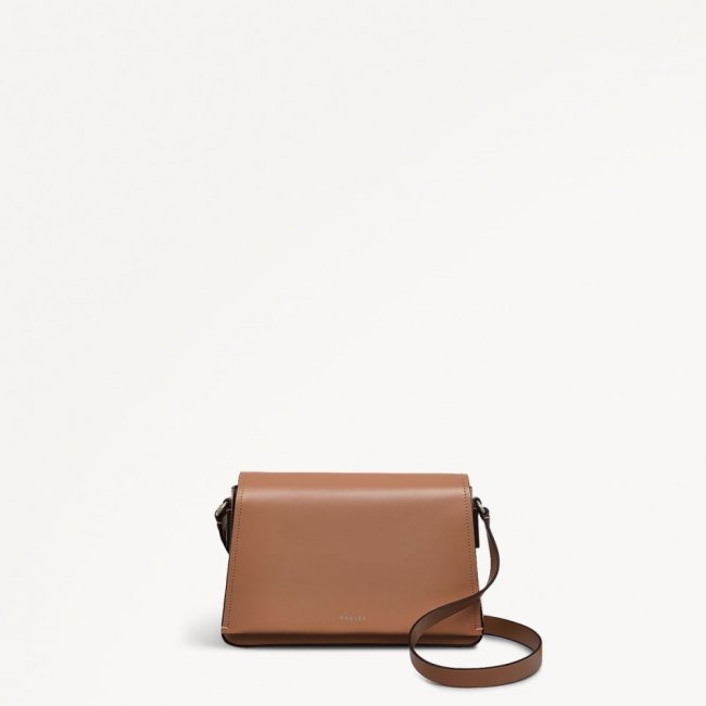 Radley London Quick Ship Women's Lexington Lane - Medium Flapover Crossbody - Chai