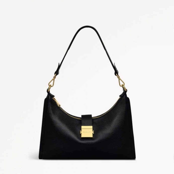 Radley London Quick Ship Women's Sloane Street - Medium Ziptop Shoulder - Black