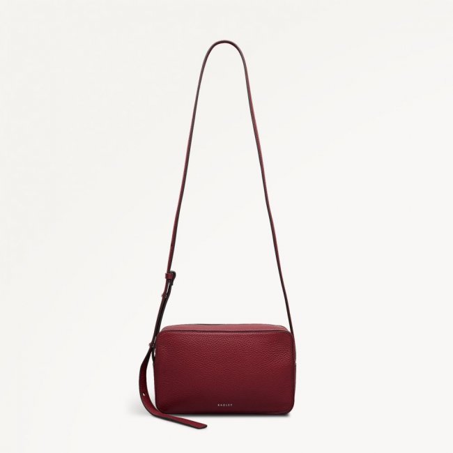 Radley London Quick Ship Women's Duchess Close - Small Ziptop Cross Body - Carmine  Radley London Quick Ship Women's Duchess Close - Small Ziptop Cross Body - Carmine
