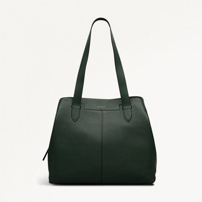 Radley London Quick Ship Women's Piccardy Hill 2.0 - Medium Ziptop Shoulder - Dragon