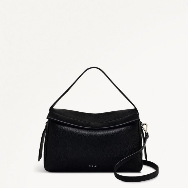 Radley London Quick Ship Women's De Beauvoir - Medium Ziptop Grab - Black