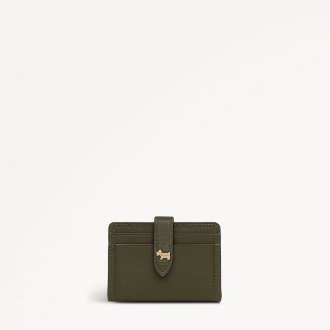 Radley London Quick Ship Women's Willis Street - Small Card Holder - Pine Needle  Radley London Quick Ship Women's Willis Street - Small Card Holder - Pine Needle