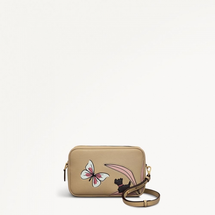 Radley London Quick Ship Women's Spring Meadow - Small Ziptop Cross Body - Stone