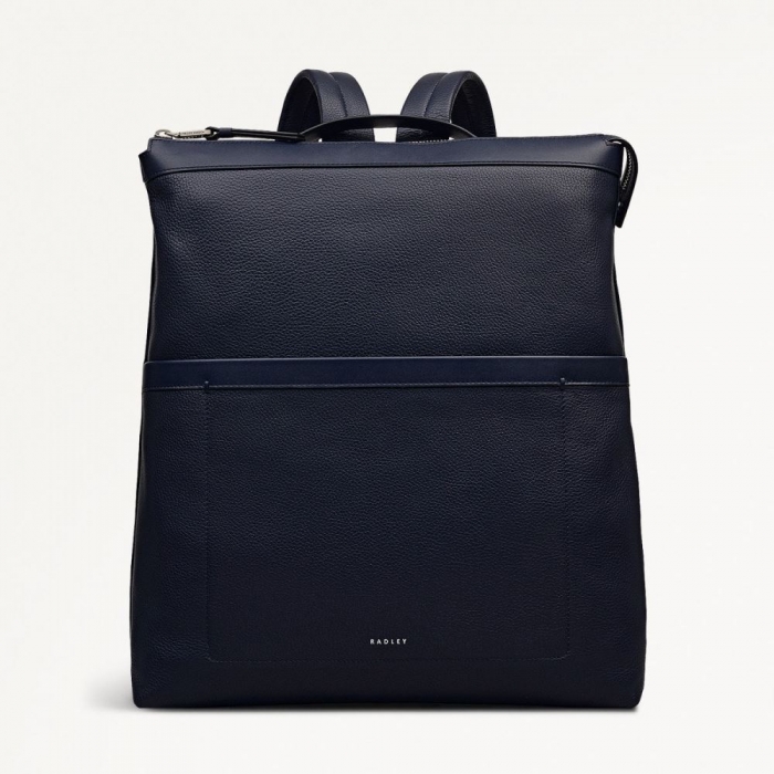 Radley London Quick Ship Women's Alba Place - Large Ziptop Backpack - Ink