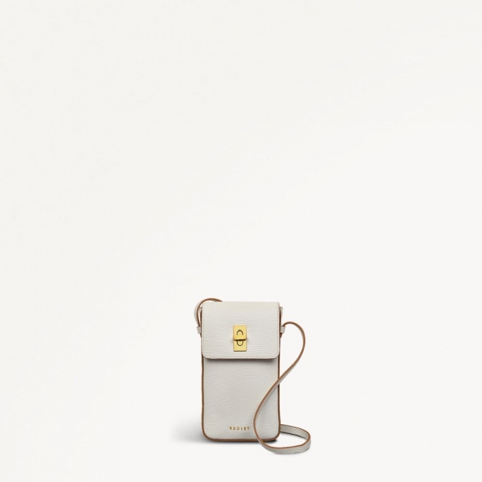 Radley London Quick Ship Women's Threadneedle Street - Medium Phone Cross Body - Chalk