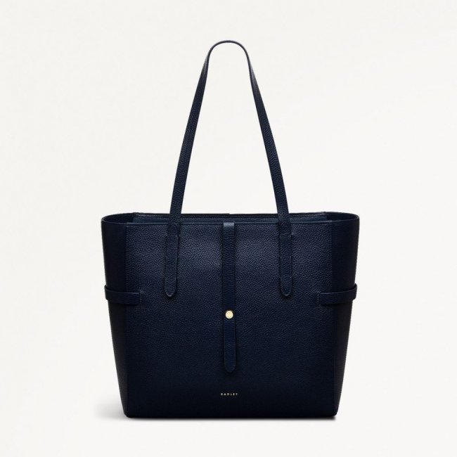 Radley London Quick Ship Women's Abingdon Road - Large Ziptop Shoulder - Ink  Radley London Quick Ship Women's Abingdon Road - Large Ziptop Shoulder - Ink