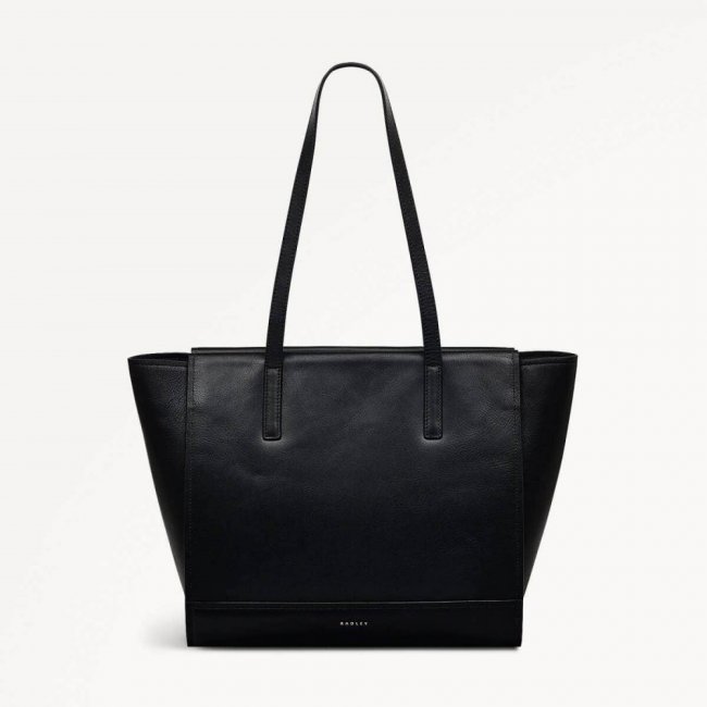 Radley London Quick Ship Women's Drapers Road - Large Open Top Tote - Black  Radley London Quick Ship Women's Drapers Road - Large Open Top Tote - Black