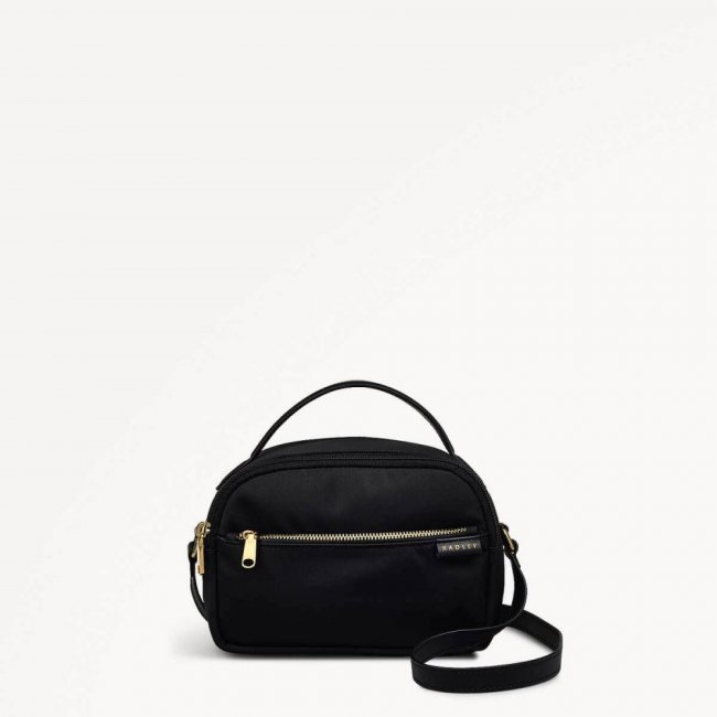 Radley London Quick Ship Women's Montague Lane - Mini Zip Around Crossbody - Black  Radley London Quick Ship Women's Montague Lane - Mini Zip Around Crossbody - Black