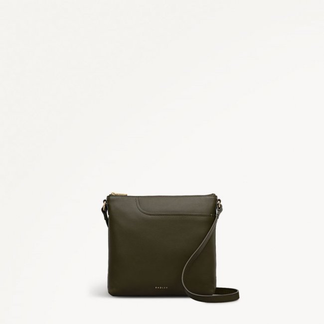 Radley London Quick Ship Women's Pockets - Small Ziptop Ns Cross Body - Pine Needle  Radley London Quick Ship Women's Pockets - Small Ziptop Ns Cross Body - Pine Needle