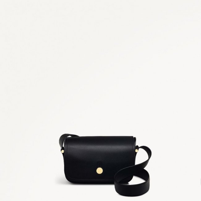 Radley London Quick Ship Women's Bathurst Mews - Medium Flapover Crossbody - Black  Radley London Quick Ship Women's Bathurst Mews - Medium Flapover Crossbody - Black