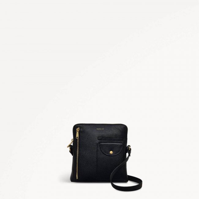 Radley London Quick Ship Women's Ridge Park - Small Ziptop Crossbody - Black  Radley London Quick Ship Women's Ridge Park - Small Ziptop Crossbody - Black