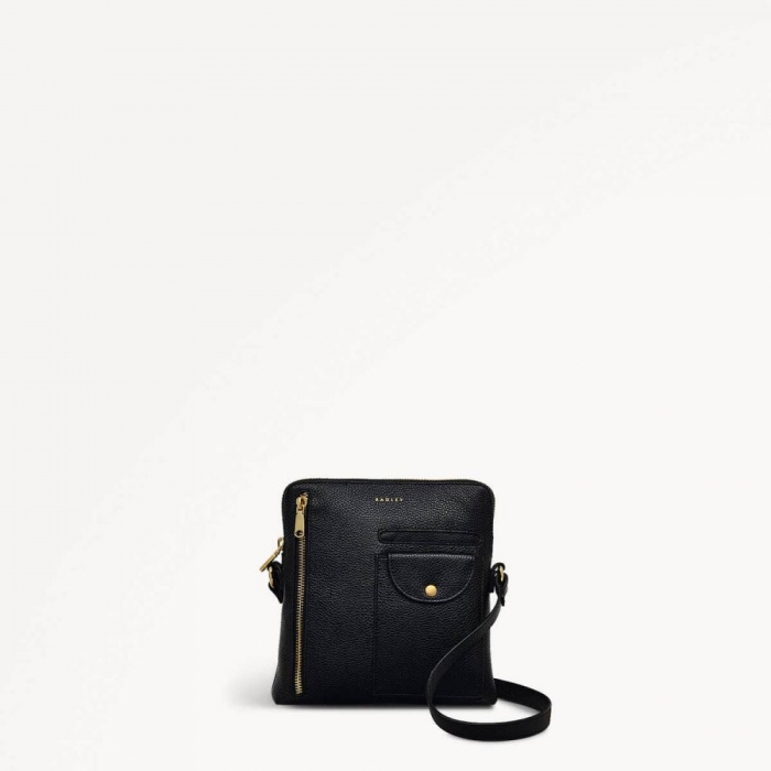 Radley London Quick Ship Women's Ridge Park - Small Ziptop Crossbody - Black