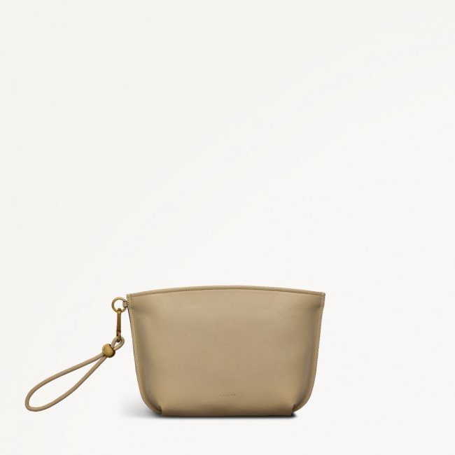 Radley London Quick Ship Women's The Romilly - Medium Ziptop Clutch - Stone  Radley London Quick Ship Women's The Romilly - Medium Ziptop Clutch - Stone