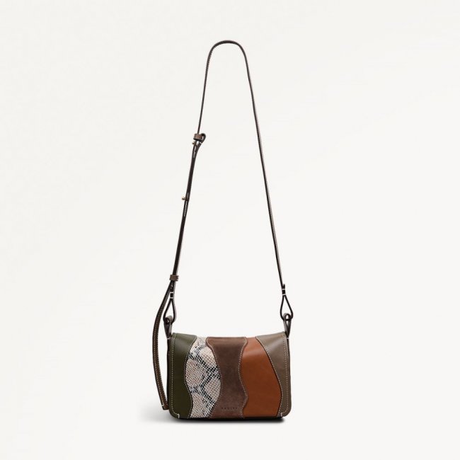 Radley London Quick Ship Women's Westwell Lane - Small Flapover Cross Body - Coffee  Radley London Quick Ship Women's Westwell Lane - Small Flapover Cross Body - Coffee