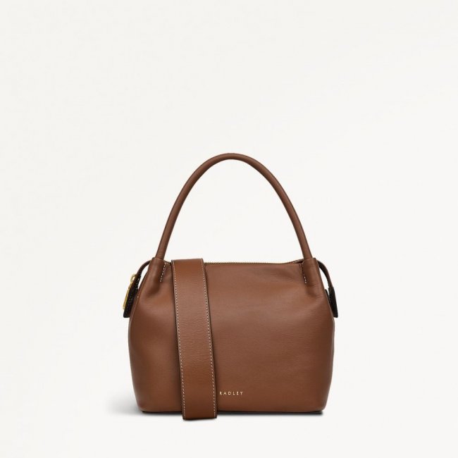 Radley London Quick Ship Women's Ivydale Road - Small Ziptop Crossbody - Saddle  Radley London Quick Ship Women's Ivydale Road - Small Ziptop Crossbody - Saddle