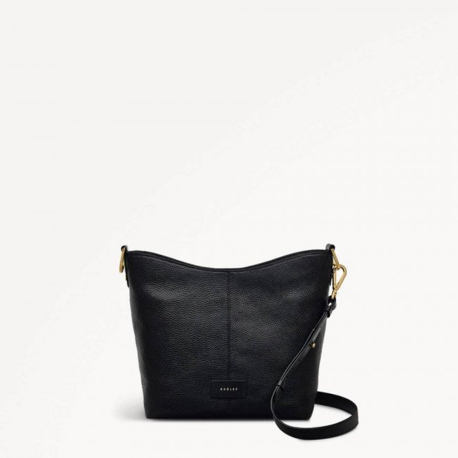 Radley London Quick Ship Women's Southwark Lane - Small Ziptop Crossbody - Black  Radley London Quick Ship Women's Southwark Lane - Small Ziptop Crossbody - Black