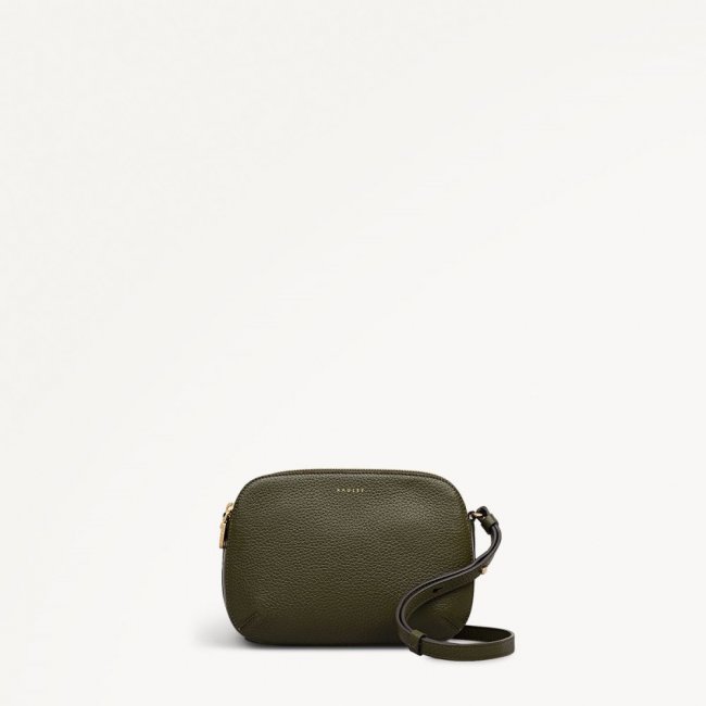 Radley London Quick Ship Women's Dukes Place - Medium Ziptop Cross Body - Pine Needle  Radley London Quick Ship Women's Dukes Place - Medium Ziptop Cross Body - Pine Needle