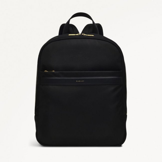Radley London Quick Ship Women's Holland Park - Medium Ziptop Backpack - Black  Radley London Quick Ship Women's Holland Park - Medium Ziptop Backpack - Black