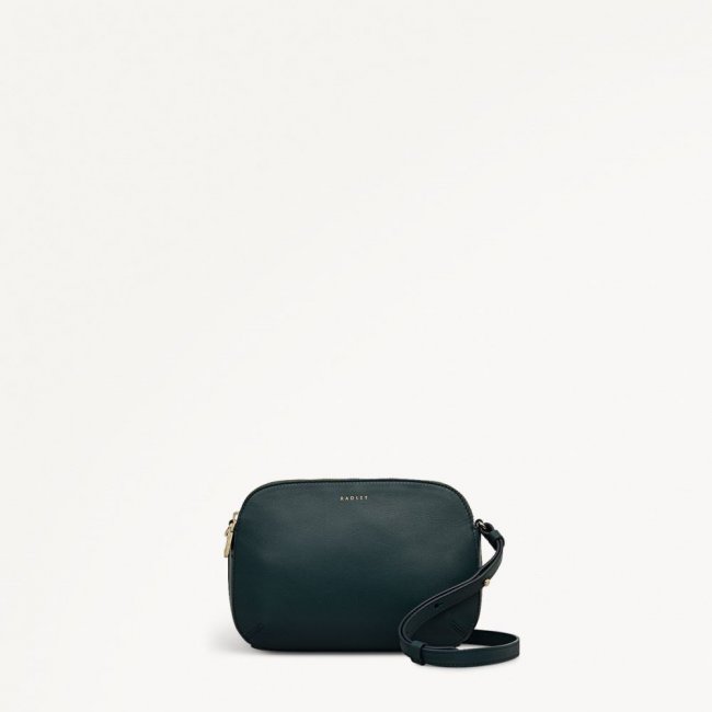 Radley London Quick Ship Women's Dukes Place - Medium Ziptop Cross Body - Teal  Radley London Quick Ship Women's Dukes Place - Medium Ziptop Cross Body - Teal