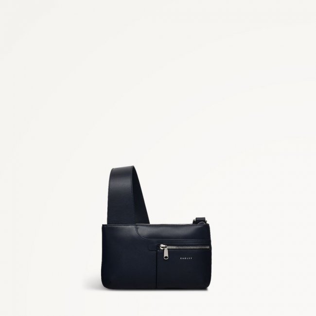 Radley London Quick Ship Women's Pockets - Mini Ziptop Crossbody - Ink  Radley London Quick Ship Women's Pockets - Mini Ziptop Crossbody - Ink