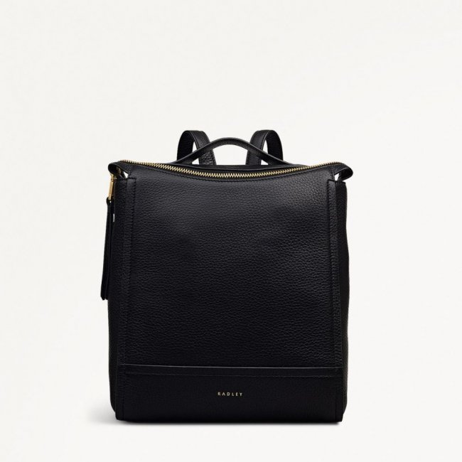 Radley London Quick Ship Women's Oak Street - Small Ziptop Backpack - Black  Radley London Quick Ship Women's Oak Street - Small Ziptop Backpack - Black